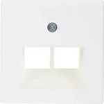 Hager/Berk Zentralplatte pws f.ISDN-Anschlussdose 146909
