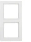 Hager/Berk Rahmen polarweiss, samt 2-fach 10126089