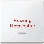 Merten Wippe Kontr.Fenster pws/gl Aufdruck Heizung 435119