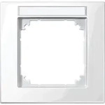 Merten M-PLAN-Rahmen 1f. pws/gl beschriftbar 514119
