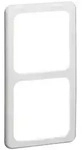 PEHA Rahmen 2-fach rws waage/senkrecht D 80.672.02