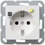 Gira FI-Schutz-Steckdose rws/gl&auml;nzend 267703