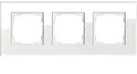 Gira Abdeckrahmen 3f. weissglas 021312