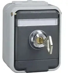 ELSO AP-Steckdose licht-/basaltgrau 455029