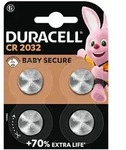H&uuml;ckmann Knopfzelle Lithium 3V CR2032 Duracell D2032-B4 (Bli.4)