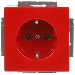 Busch-Jaeger SCHUKO Steckdosen-Einsatz rot RAL3020 20 EUCKS-12-82-101