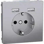 Merten SCHUKO-Steckdose m.USB Ladeger&auml;t eds MEG2366-6036