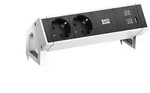 BACHMANN Steckdosenleiste DESK2 2xCEE7/3 1xUSB 902.932