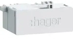 Hager RJ45-Buchse Patch 180&deg;IP20 CAT6A ZZ45WAN2PP