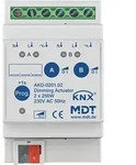 MDT technologies Dimmaktor 2-fach 3TE REG 250W, 230VAC AKD-0201.02