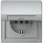 Gira Steckdose KD TX-44 Alu 445465