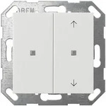 Gira KNX Taster Wippe 2f rws unbedruckt/Pfeile 517503