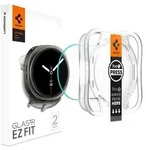 Spigen GLAS.TR EZ FIT 2-Pack &ndash; geh&auml;rtetes Glas f&uuml;r Samsung Galaxy Watch 8...