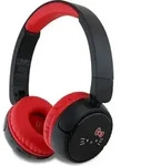 Hello Kitty Face Logo - kabellose Over-Ear- Bluetooth Kopfh&ouml;rer V5.3 (rot)