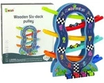 Holzrutsche 6 Stufen Cars Zahlen