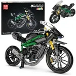 Konstruktionssteine Rennmotorrad Sport Schwarz 656 St&uuml;ck.