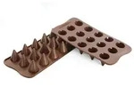 Silikonform f&uuml;r Schokolade &ndash; Waffelh&uuml;tchen