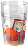 HABA Glitzerbecher, Bauernhof, Motiv 2, Kinderbecher, BPA-frei | ab 12+ Monate 