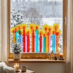 HABA Bastelset &ndash; Erstes Schneiden Fensterbild Kerzenschein | ab 3+ Jahre 