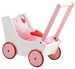HABA Puppenwagen Herzen | ab 12+ Monate | Lauflern- und Puppenw&auml;gen 1000950001