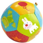 HABA Babyball Tierfreunde, 11 cm &Oslash; | ab 6+ Monate | B&auml;lle und H&uuml;pfen 1302484001