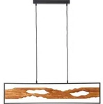 Brilliant Chaumont LED Pendelleuchte 100cm schwarz/holz