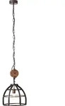 Brilliant Matrix Pendelleuchte 34cm schwarz antik