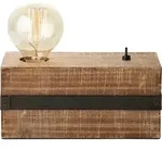 Brilliant Woodhill Tischleuchte antik/schwarz