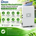 Deye 30 kW Hybrid Wechselrichter SUN-30K-SG02HP3 3-Phasen Hochvolt ...