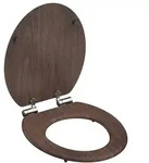Sch&uuml;tte Holzkern WC-Sitz DARK WOOD, Toilettensitz Klobrille mit 