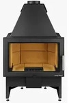 HAAS+SOHN Kamineinsatz KOMFORT-IV 180.18, schwarz, Sichtfenster flach 8 ...