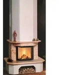 Hark Marmorkamin Kaminofen Zeitbrandofen Bausatz Aspen 1 Rad. 800/45K 