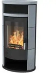 Fireplace Kaminofen Zeitbrandofen Alicante Speckstein mit Teefach ...