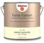 Alpina Innenfarbe Wandfarbe Feine Farben "Zartes Leuchten" 2,5 L No. ...
