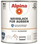 Alpina Wei&szlig;lack f&uuml;r Au&szlig;en gl&auml;nzend 2 L