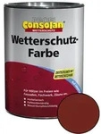 Profi Consolan Wetterschutz-Farbe Schwedenrot 750 ml