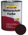Profi Consolan Wetterschutz-Farbe Dunkelbraun 2,5 L