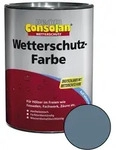 Profi Consolan Wetterschutz-Farbe Taubenblau 10 L