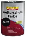 Profi Consolan Wetterschutz-Farbe RAL 9010 Reinwei&szlig; Wunschfarbton 2,5 L