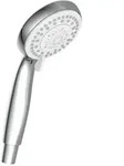 Sch&uuml;tte &Uuml;berkopfbrauseset AQUASTAR, mit Druckknopfumsteller, Chrom/Wei&szlig;