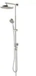 Schulte ExpressPlus DuschMaster Rain I Classic Chromoptik mit Umsteller und 