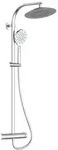 Sch&uuml;tte &Uuml;berkopfbrauseset MADURA FRESH, mit Thermostatarmatur, Chrom