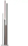 Brilliant Cembalo LED Standleuchte 5flg alu/schwarz/braun
