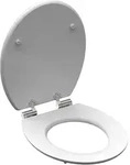 Sch&uuml;tte Holzkern WC-Sitz GREY STEEL, Toilettensitz, Klobrille mit 