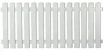 T&J LIGHTLINE Vorgarten gerade, wei&szlig; 180 x 80 cm