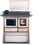 Westminster Landhausherd Ofen K 85 F - 6 kW Cappuccino, Rauchrohr ...