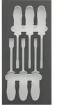 FORTIS Werkzeugmodul 1/3 leer 188x395x30mm Steckschl&uuml;ssel