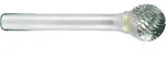 PROJAHN Hartmetallfr&auml;ser, Form D Kugel d1 8.0 mm, Schaftd. 6.0 mm...