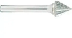 PROJAHN Hartmetallfr&auml;ser, Form J Kegel 60&deg; d1 3.0 mm, Schaftd. 3.0 mm