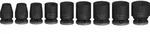 BOSCH PRO Impact Steckschl&uuml;sselsatz Set, 3/8", Standard, 9-tlg.